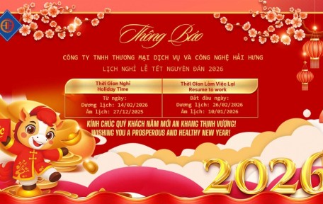 Thông báo lịch nghỉ Tết Nguyên Đán 2026